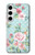 S3494 Vintage Rose Polka Dot Case For Samsung Galaxy S24 Plus