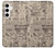S3819 Retro Vintage Paper Case For Samsung Galaxy S24 Plus