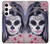 S3821 Sugar Skull Steam Punk Girl Gothic Case For Samsung Galaxy S24 Plus