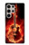 S0415 Fire Guitar Burn Case For Samsung Galaxy S24 Ultra
