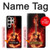 S0415 Fire Guitar Burn Case For Samsung Galaxy S24 Ultra