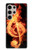 S0493 Music Note Burn Case For Samsung Galaxy S24 Ultra