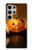 S1083 Pumpkin Spider Candles Halloween Case For Samsung Galaxy S24 Ultra