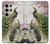 S2773 Peacock Chinese Brush Painting Case For Samsung Galaxy S24 Ultra