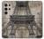 S3416 Eiffel Tower Blueprint Case For Samsung Galaxy S24 Ultra