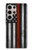 S3472 Firefighter Thin Red Line Flag Case For Samsung Galaxy S24 Ultra