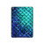 S3047 Green Mermaid Fish Scale Hard Case For iPad 10.2 (2021,2020,2019), iPad 9 8 7