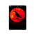 S3328 Crow Red Moon Hard Case For iPad 10.2 (2021,2020,2019), iPad 9 8 7