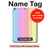 S3849 Colorful Vertical Colors Hard Case For iPad 10.2 (2021,2020,2019), iPad 9 8 7