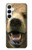 S0840 Grizzly Bear Face Case For Samsung Galaxy A55 5G