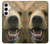 S0840 Grizzly Bear Face Case For Samsung Galaxy A55 5G