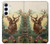 S2841 Vintage Reindeer Christmas Case For Samsung Galaxy A55 5G
