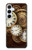 S3172 Gold Clock Live Case For Samsung Galaxy A55 5G
