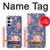 S3265 Vintage Flower Pattern Case For Samsung Galaxy A55 5G