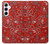 S3354 Red Classic Bandana Case For Samsung Galaxy A55 5G