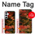 S3393 Camouflage Blood Splatter Case For Samsung Galaxy A55 5G