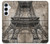 S3416 Eiffel Tower Blueprint Case For Samsung Galaxy A55 5G