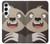 S3855 Sloth Face Cartoon Case For Samsung Galaxy A55 5G