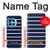 S2767 Navy White Striped Case For OnePlus 12R