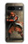 S0796 Japan Red Samurai Case For Google Pixel 8a