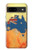 S2494 Australia Flag Map Rock Texture Case For Google Pixel 8a