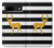 S2794 Black and White Striped Deer Gold Sparkles Case For Google Pixel 8a