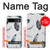 S3085 Feather Paint Pattern Case For Google Pixel 8a
