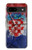S3313 Croatia Flag Vintage Football Graphic Case For Google Pixel 8a