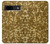 S3388 Gold Glitter Graphic Print Case For Google Pixel 8a