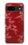 S3817 Red Floral Cherry blossom Pattern Case For Google Pixel 8a