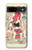 S3820 Vintage Cowgirl Fashion Paper Doll Case For Google Pixel 8a