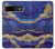 S3906 Navy Blue Purple Marble Case For Google Pixel 8a