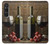 S1316 Grapes Bottle and Glass of Red Wine Case For Sony Xperia 1 VI
