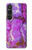 S2907 Purple Turquoise Stone Case For Sony Xperia 1 VI