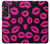 S2933 Pink Lips Kisses on Black Case For Sony Xperia 1 VI