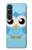 S3029 Cute Blue Owl Case For Sony Xperia 1 VI