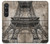 S3416 Eiffel Tower Blueprint Case For Sony Xperia 1 VI