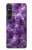 S3713 Purple Quartz Amethyst Graphic Printed Case For Sony Xperia 1 VI