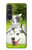 S3795 Kitten Cat Playful Siberian Husky Dog Paint Case For Sony Xperia 1 VI