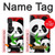 S3929 Cute Panda Eating Bamboo Case For Sony Xperia 1 VI