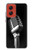 S1672 Retro Microphone Jazz Music Case For Motorola Moto G Stylus 5G (2024)