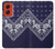 S3357 Navy Blue Bandana Pattern Case For Motorola Moto G Stylus 5G (2024)