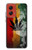 S3890 Reggae Rasta Flag Smoke Case For Motorola Moto G Stylus 5G (2024)