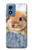 S0242 Cute Rabbit Case For Motorola Moto G Play 4G (2024)