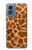 S0422 Giraffe Skin Case For Motorola Moto G Play 4G (2024)