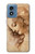 S1045 Leonardo da Vinci Woman's Head Case For Motorola Moto G Play 4G (2024)