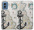 S1962 Nautical Chart Case For Motorola Moto G Play 4G (2024)