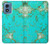 S2377 Turquoise Gemstone Texture Graphic Printed Case For Motorola Moto G Play 4G (2024)