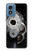 S2387 Gun Bullet Hole Glass Case For Motorola Moto G Play 4G (2024)