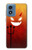 S2454 Red Cute Little Devil Cartoon Case For Motorola Moto G Play 4G (2024)